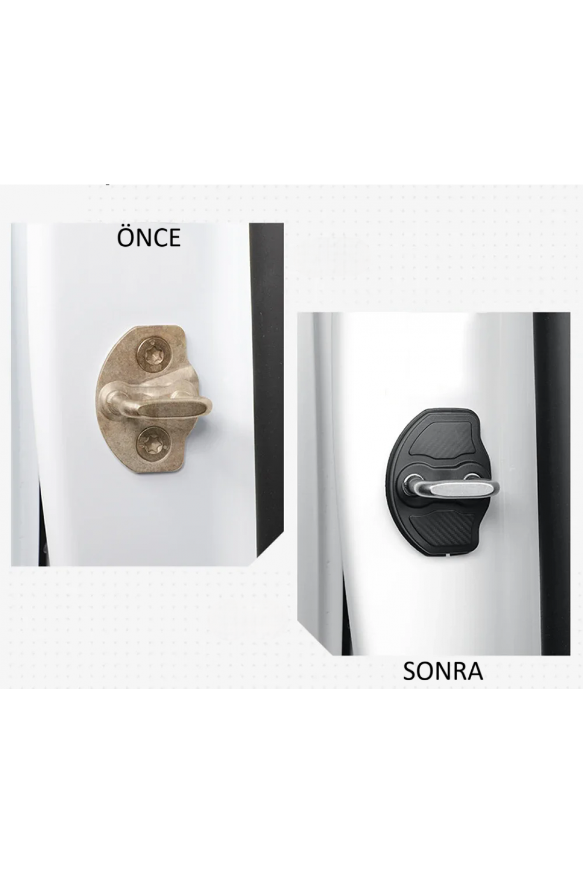 Kapı Kilit Metali Koruyucu Plastik