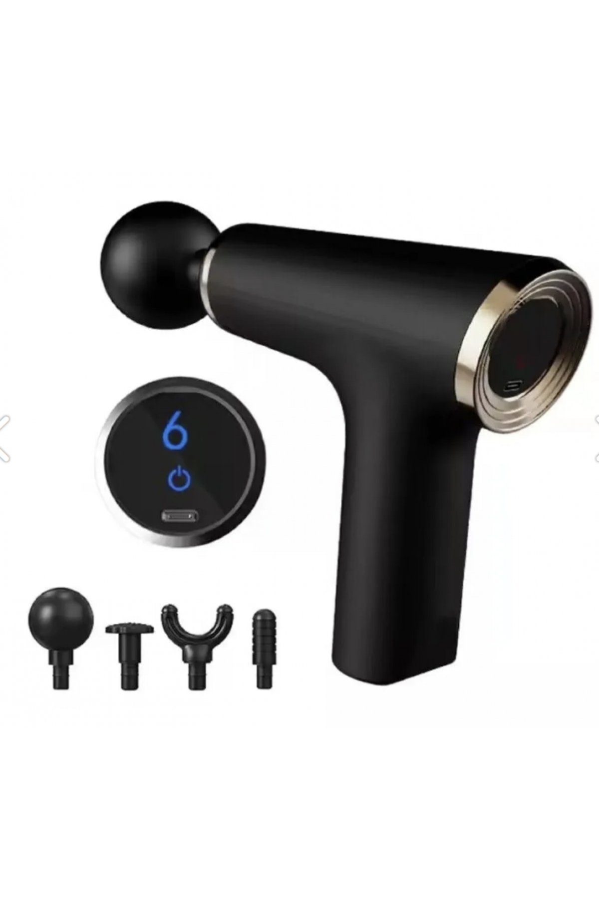 Darbeli Titreşimli Şarjlı Sporcu Masaj Tabancası Masaj Aleti Kas Rahatlatıcı Egzersiz Alet