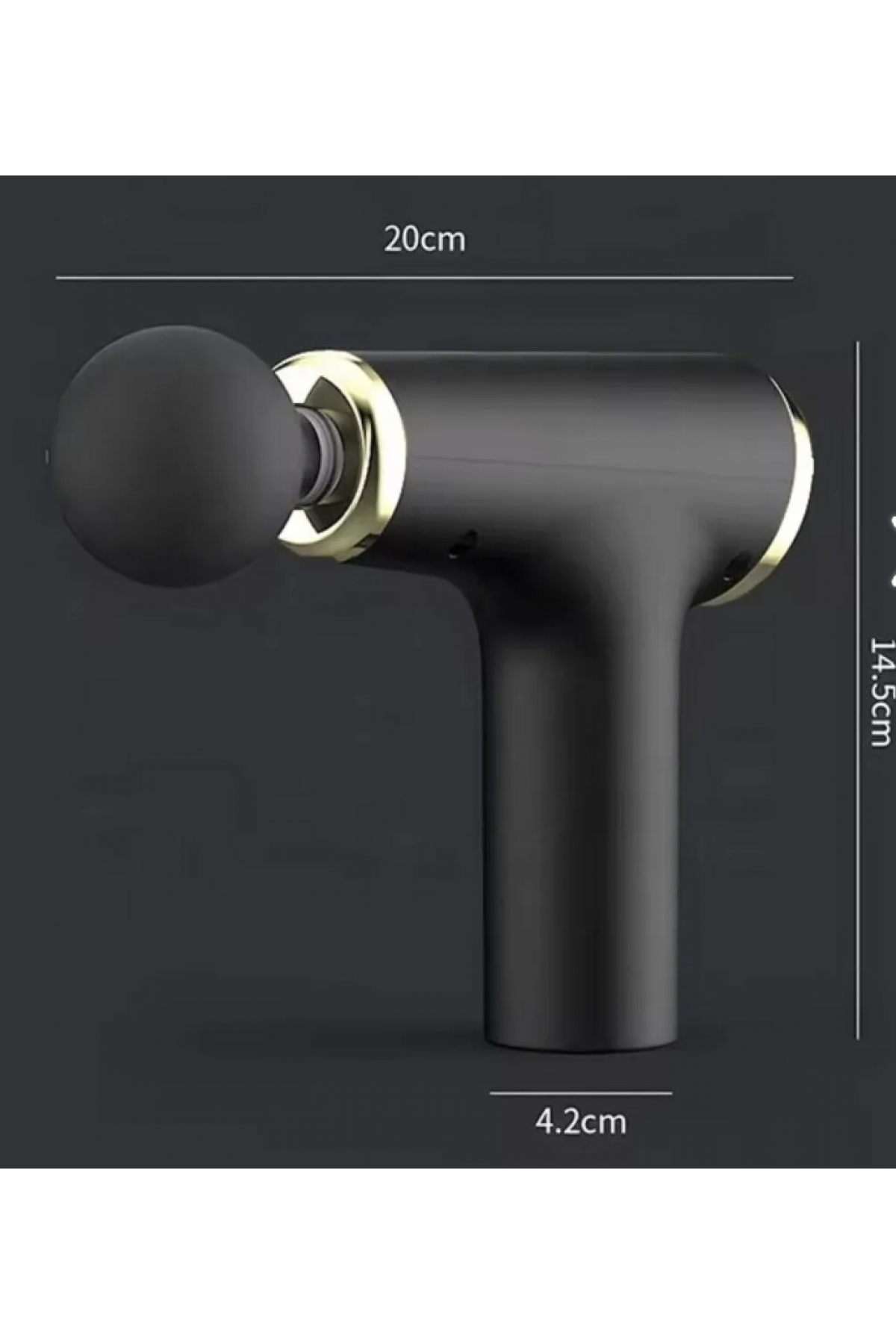 Darbeli Titreşimli Şarjlı Sporcu Masaj Tabancası Masaj Aleti Kas Rahatlatıcı Egzersiz Alet