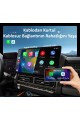 Kablosuz CarPlay ve AndroidAuto Çevirici - Apple ve Andriod Uyumlu Fenrir Dongle