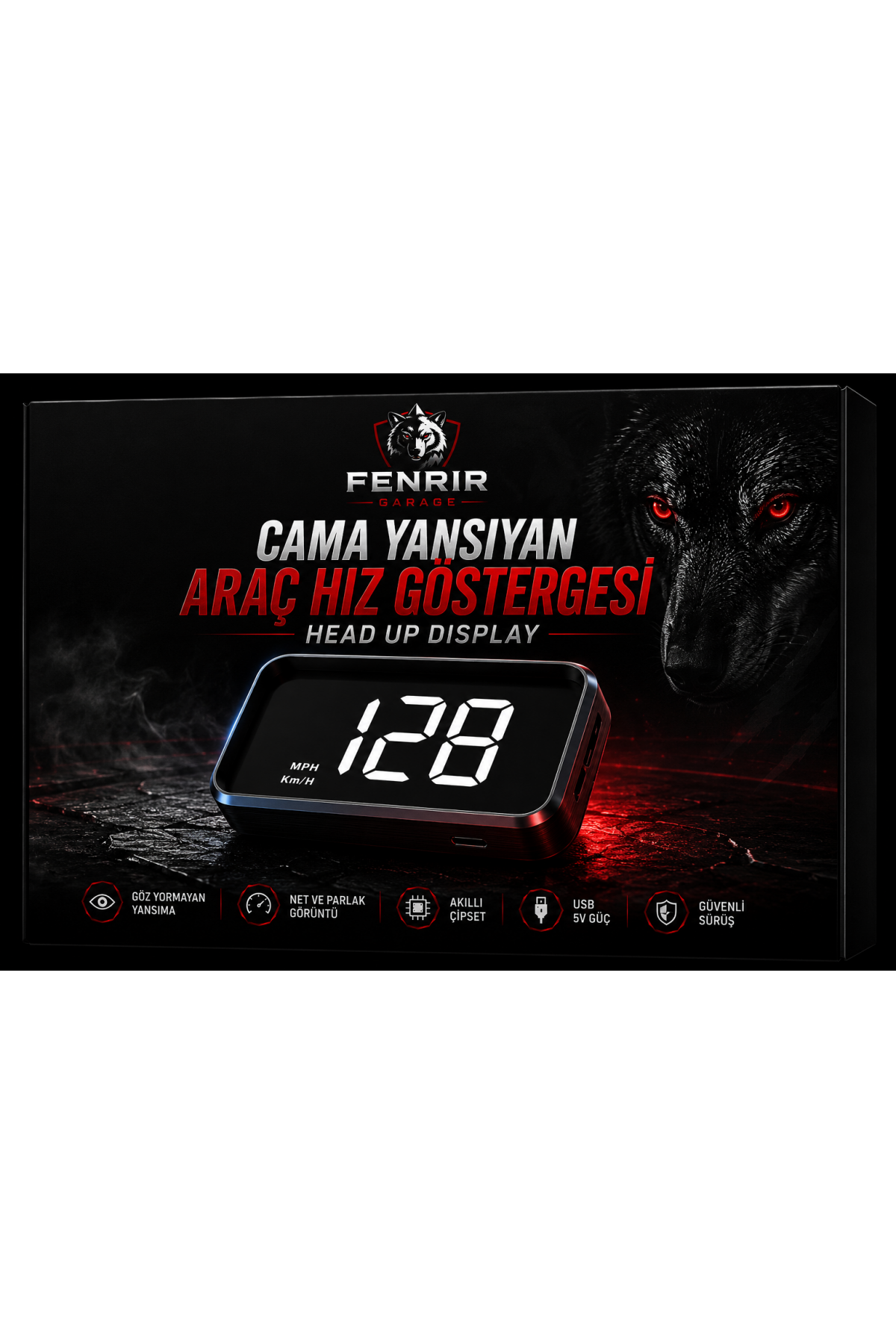 Cama Yansıyan Araç Hız Göstergesi Head Up Display Cama Yansıyan Araç Hız Göstergesi Head Up Display